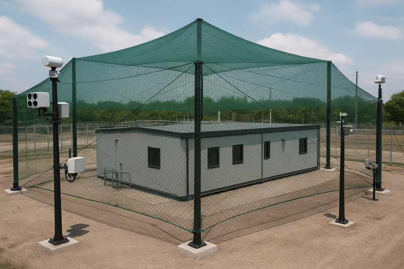 Сетка для защиты от дронов и БПЛА в Москве 