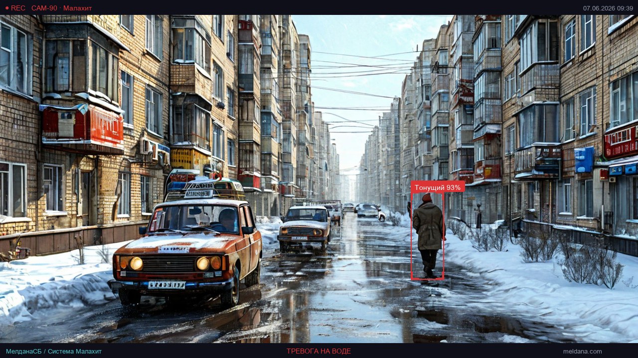 Детекция тонущего человека на воде в Москве — от 2 400 ₽/пляж/мес