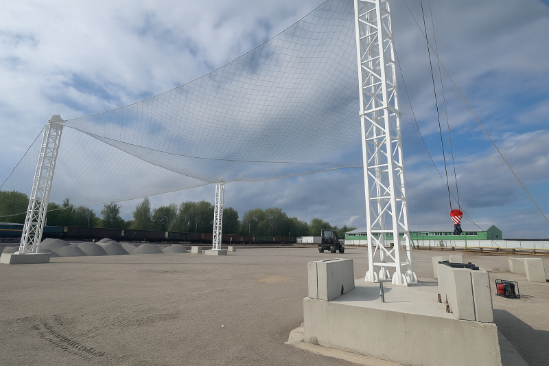 Монтаж антидроновой сетки: защита от беспилотников в Москве 