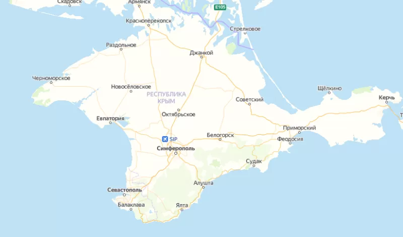 Зоны покрытия на карте Крыма в Москве 